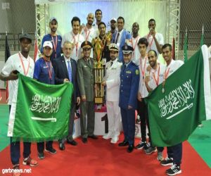 السعودية الأولى في البطولة العربية العسكرية السابعة في التايكوندو