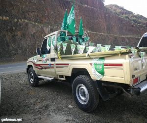 بالصور :من قمم الجبال أهالي مركز الجوين يحتفلون باليوم الوطني88