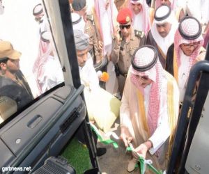 أمير جازان يدشن قافلة العلم السعودي