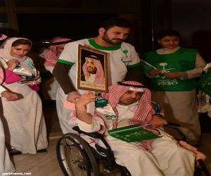 صناع السعادة يشاركون المسنين وذوي الاعاقةاحتفالهم  باليوم الوطني