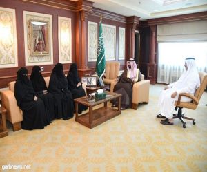 نائب أمير جازان يستقبل رئيسة وعضوات جميعة الملك فهد الخيرية النسائية بالمنطقة