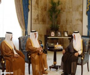 أمير منطقة مكة المكرمة ونائبه يستقبلان رئيس مجلس إدارة جمعية البر بجدة