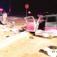 وفاة وإصابة 13 في حادث انقلاب سيارة عائلة في بريدة