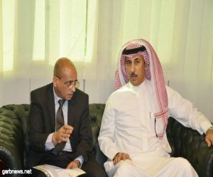 الملحق الثقافي السعودي   يستقبل مدير مكتب الخطوط الجوية السعودية بالقاهرة