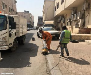 بلدية الجبيل: معالجة 342 حاجز وتعدي من مختلف طرق وشوارع المحافظة
