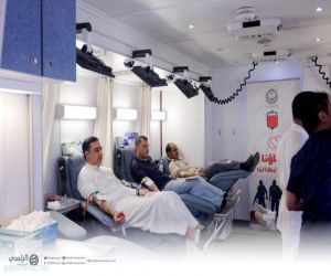 شركة  الراجحي تشارك بحملة التبرع بالدم لجنودنا البواسل