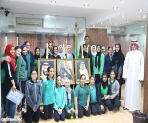 مدرسة " العليا الخاصة " تزور الملحقية الثقافية السعودية