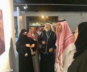 آل صبيح يفتتح معرض ''روح الفن'' الرابع بصالة تسامي الصيرفي مول