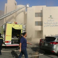 مدني مكة يباشر حادث حريق بمستشفى النور التخصصي