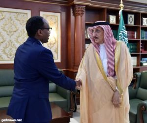 أمير منطقة جازان يستقبل القنصل العام الأثيوبي لدى المملكة