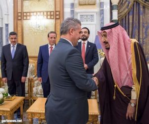 الملك سلمان يبحث التعاون الثنائي مع رئيس مجلس النواب العراقي
