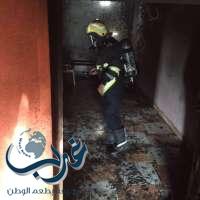 مدني جازان* يخمد حريق نشب في منزل شعبي بابو عريش