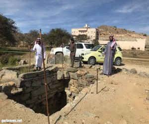 لجنة الآبار المكشوفة ببلجرشي تقف على عدد من الآبار التي تشكّل خطرا على الأهالي