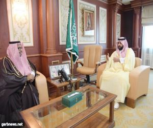 نائب أمير منطقة جازان يستقبل مدير عام البريد السعودي المعين بالمنطقة