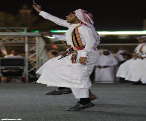 أهالي حميد العلايا وحبطن  يبدعون على المسرح المفتوح بجادة محايل