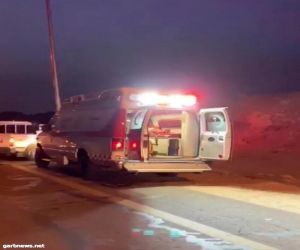 "هلال عسير" يكشف تفاصيل حادث بيشة بعد مقطع "6 إصابات وسيارة إسعاف واحدة"