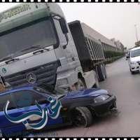 سائق شاحنة متهور يدهس عائلة في الرياض بعد صدم سيارتهم "فيديو"