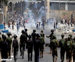 مواجهات مع الاحتلال الإسرائيلي قرب رام الله رداً على استشهاد شابين فلسطينيين