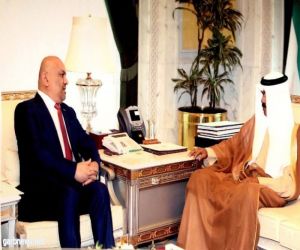 وزير الخارجية  البمنية  يلتقي ولي عهد الكويت