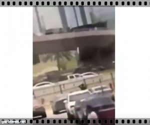 سقوط شاب ظهر اليوم من أعلى جسر ميدان القاهرة (تقاطع طريق مكة مع طريق الملك فهد)