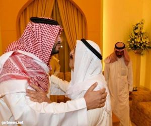 سمو أمير دولة الكويت يستقبل الأمير تركي بن محمد بن فهد