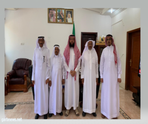 اعضاء جمعية علا الزيارات تزور رئيس بلدية محافظة العلا  بمكتبه