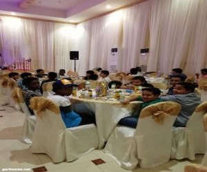 حفل إفطار ل 150 يتيم من أيتام الأسر المتعففه من مختلف أحياء جدة