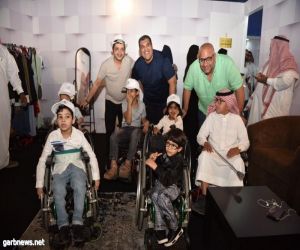أطفال مركز جمعية الأطفال المعوقين بمكة المكرمة يحضرون فعاليات موسم جدة
