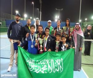 أخضر التنس يحقق البرونز العربي