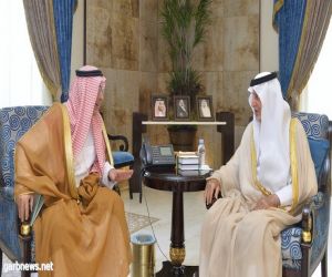 الأمير خالد الفيصل يستقبل المستشار في الديوان الملكي المهندس إبراهيم السلطان