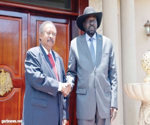 زعيما السودان وجنوب السودان يتعهدان بالسعي إلى السلام