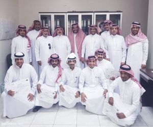 فرع وزارة البيئة والمياه والزراعة بمنطقة مكة يكرم الموظفين المتميزين