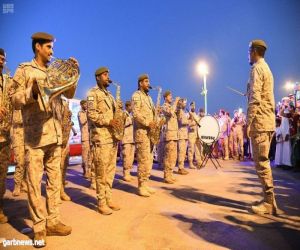 قيادة المنطقة الوسطى تشارك محافظة الخرج احتفالات اليوم الوطني الـ 89