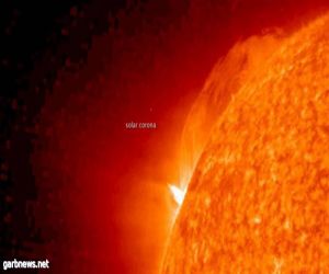 شاهد لحظة حدوث انفجارا مذهلا على سطح الشمس