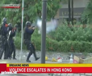 تصاعد حدة المظاهرات الجارية في هونغ كونغ