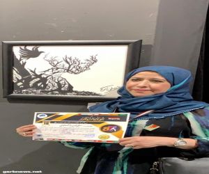 *داغستانى فنانة تشكيلية سعودية تحمل رسالتها الفنية عبر البلاد لتُكرم فى مصر*