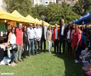 فاروق الباز و شريف والي وعمرو جزارين يفتتحون معرض " مصرية" بالجزيرة لدعم المشروعات الصغيرة