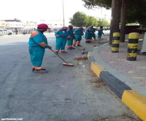 بلدية الجبيل تطلق حملة “نظافة ” لرفع الأنقاض ومخلفات المشاريع