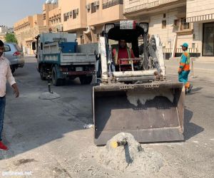 بلدية الخبر تطلق حملة لإزالة التعديات على شوارع المحافظة