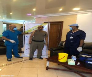 إدارة شؤون المراكز بالقطاع الغربي بصبيا تنفذ حملة تطعيم الإنفلونزا الموسمية في شرطة المحافظة
