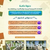 الثلاثاء إنطلاقة اللقاءات التعريفية لافتتاح اول مركز حي نموذجي بمحافظة جدة