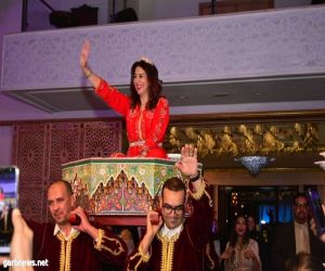 بالصور.. طقوس العرس المغربي تستقبل وفاء عامر