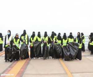 أمانة الشرقية بالتعاون مع جامعة الإمام عبدالرحمن بن فيصل تنفذ حملة لتنظيف كورنيش الخبر