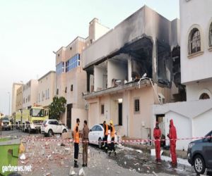 انهيار واجهة مبنى بشرائع مكة