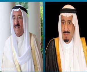 أمير الكويت يهنئ خادم الحرمين الشريفين بالذكرى الخامسة لتوليه مقاليد الحكم