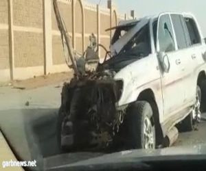 أمانة الرياض توضح حقيقة الفيديو المتداول لحادث على الدائري الثاني بسبب هبوط الأسفلت