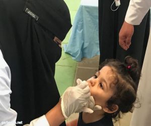 مدير مستشفى الثغر يدشن حمله شلل اللطفال بمركز صحي ام السلم