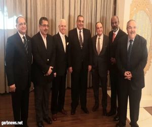 أعضاء الجالية المصرية في جدة يحتفلون باستقبال السفير المصري هشام فتحي