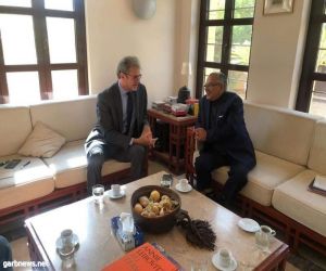 محافظ المحويت يلتقي السفير الفرنسي لدى اليمن فى الرياض