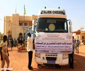 رابطة العالم الاسلامي تطلق مشروع اغاثة المتضررين من الفيضانات  في السنغال